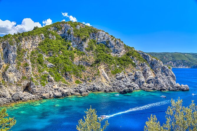 Saranda: Corfu Town and Palaiokastritsa Day Trip with Cruise & Bus  | Explore Ksamil